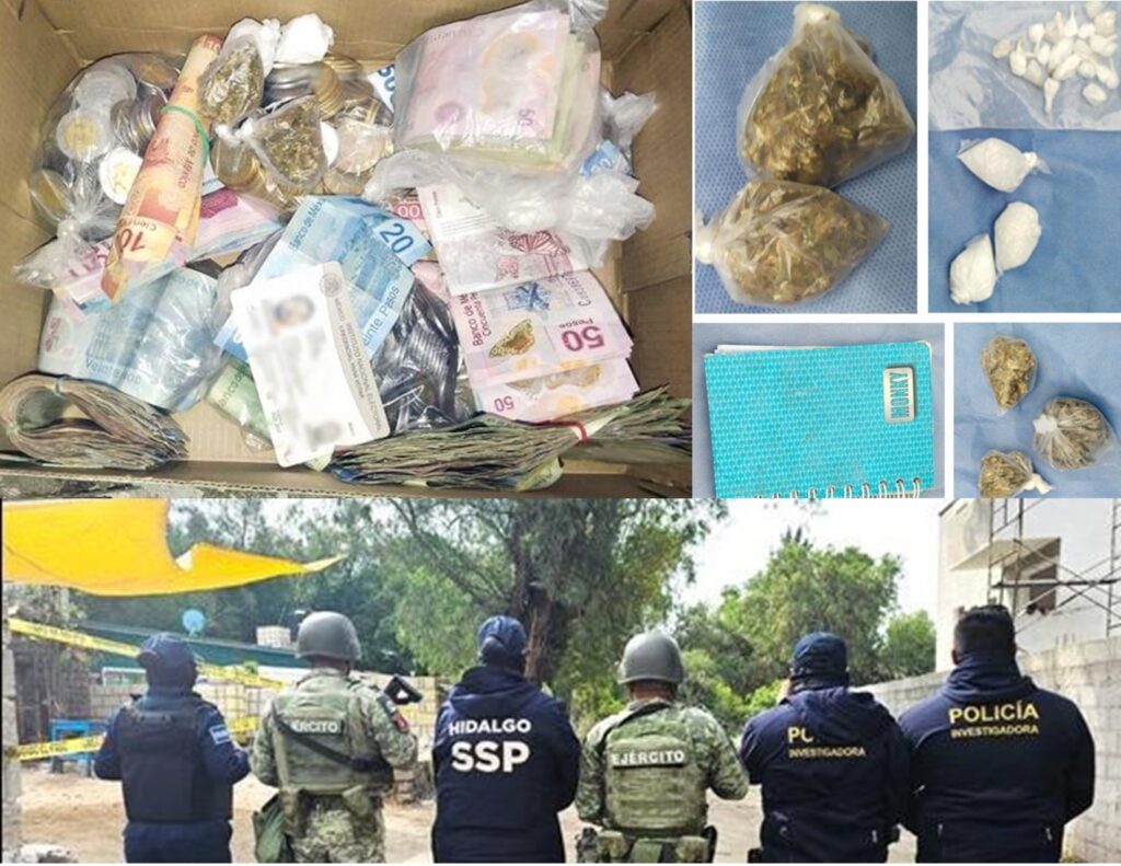 Desmantelan punto de distribución de droga