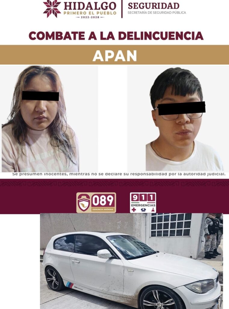 Dos detenidos involucrados en narcomenudeo