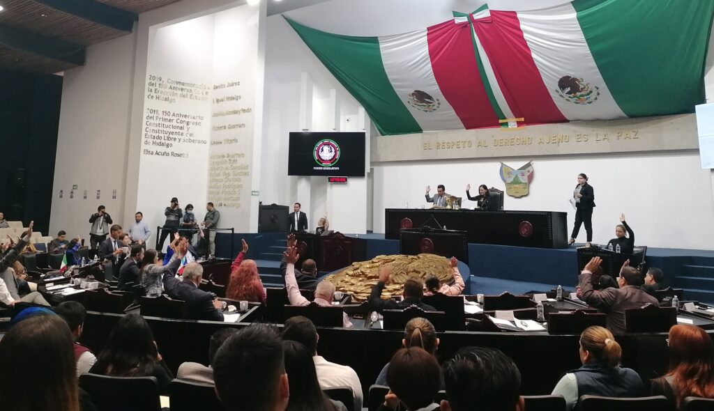 Aprueban diputados reforma electoral en Hidalgo
