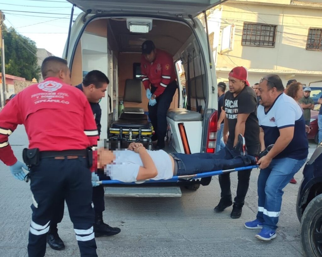 Hombre acuchillado en la Hidalgo