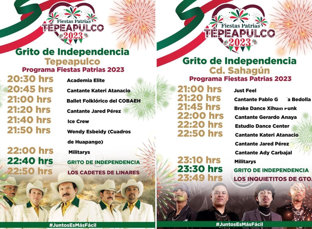 Gran Fiesta Mexicana en Tepeapulco y Ciudad Sahagún
