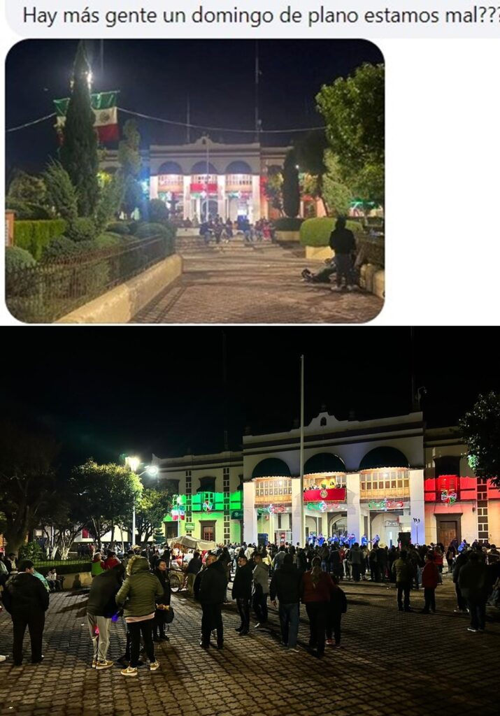 Para llorar tercer informe y ceremonia del Grito de Independencia en Apan