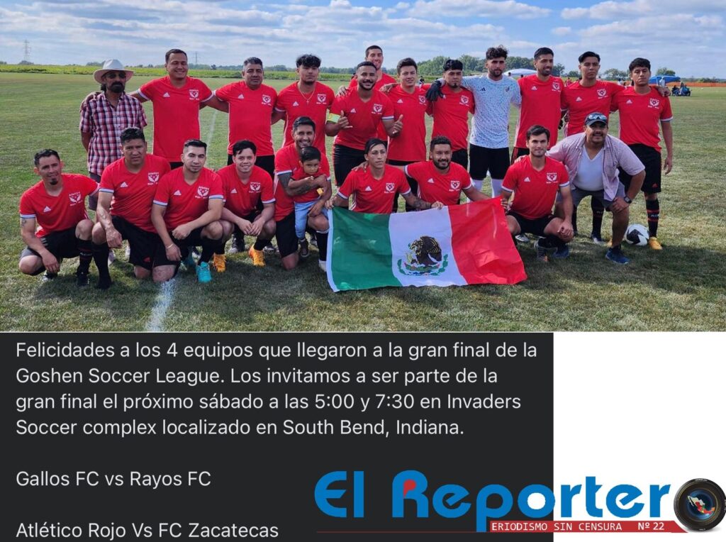 Atlético Rojo rumbo al campeonato en Goshen, USA