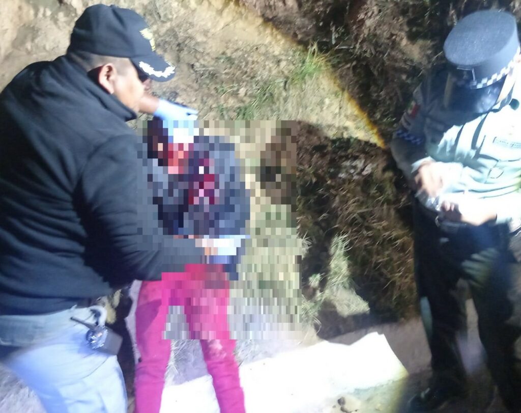 Motociclista derrapó y perdió el rostro