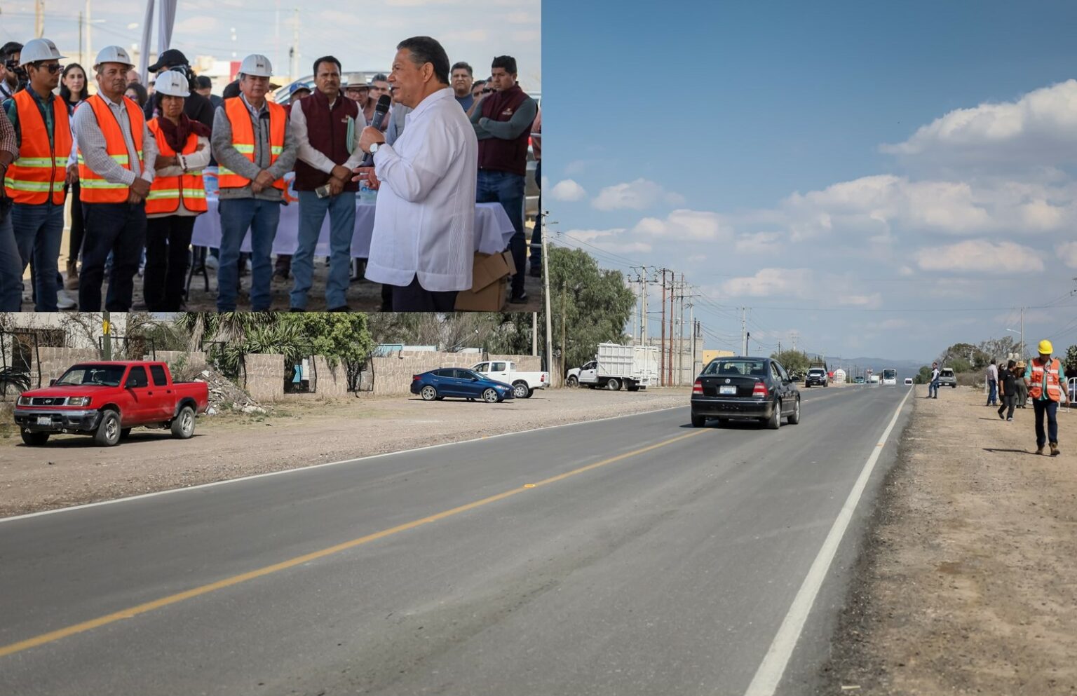 Rutas de la Transformación llegan a Tecozautla con mejor infraestructura carretera y apoyos al campo