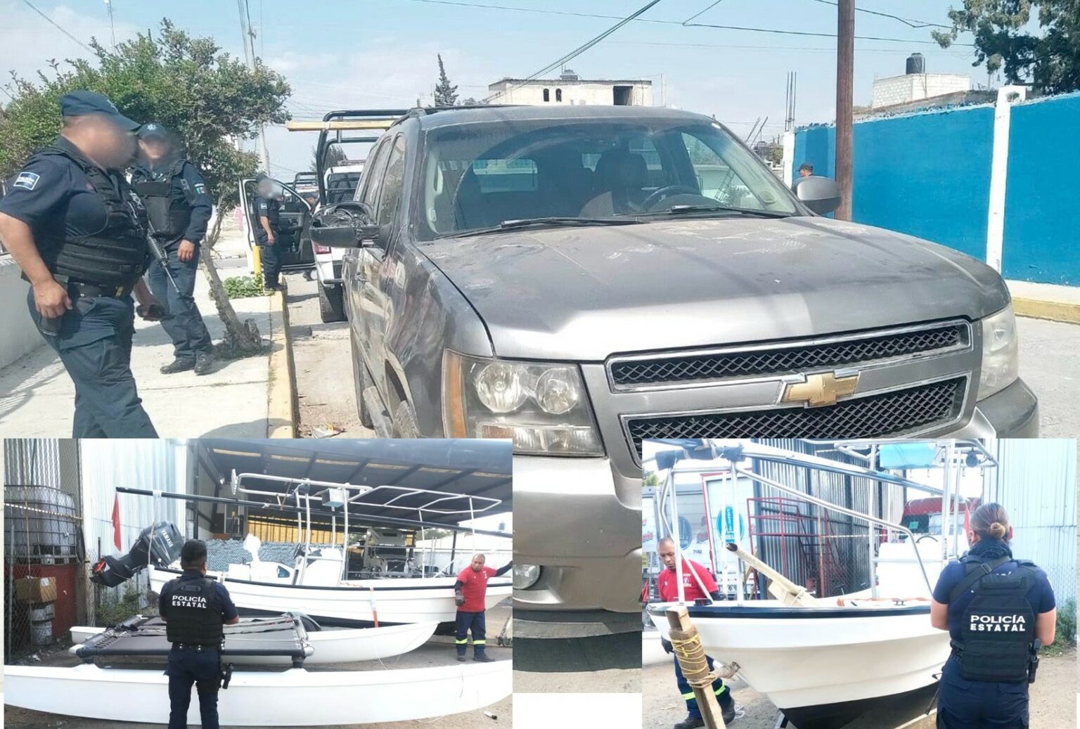 SSPH recupera vehículos robados tras asalto en Arco Norte