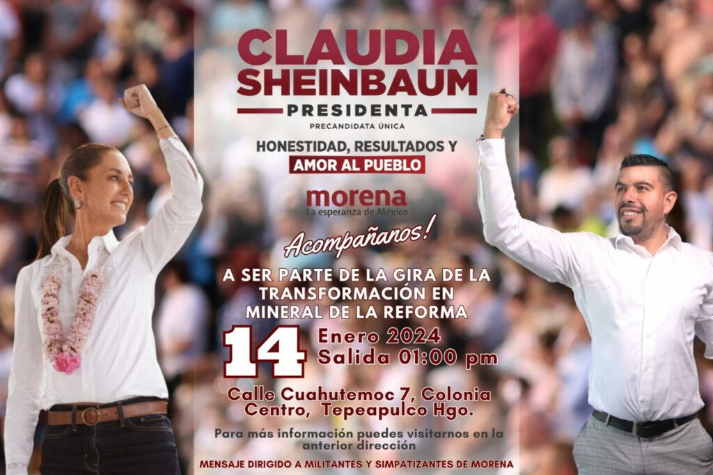 Simpatizantes unidos con Claudia Sheinbaum