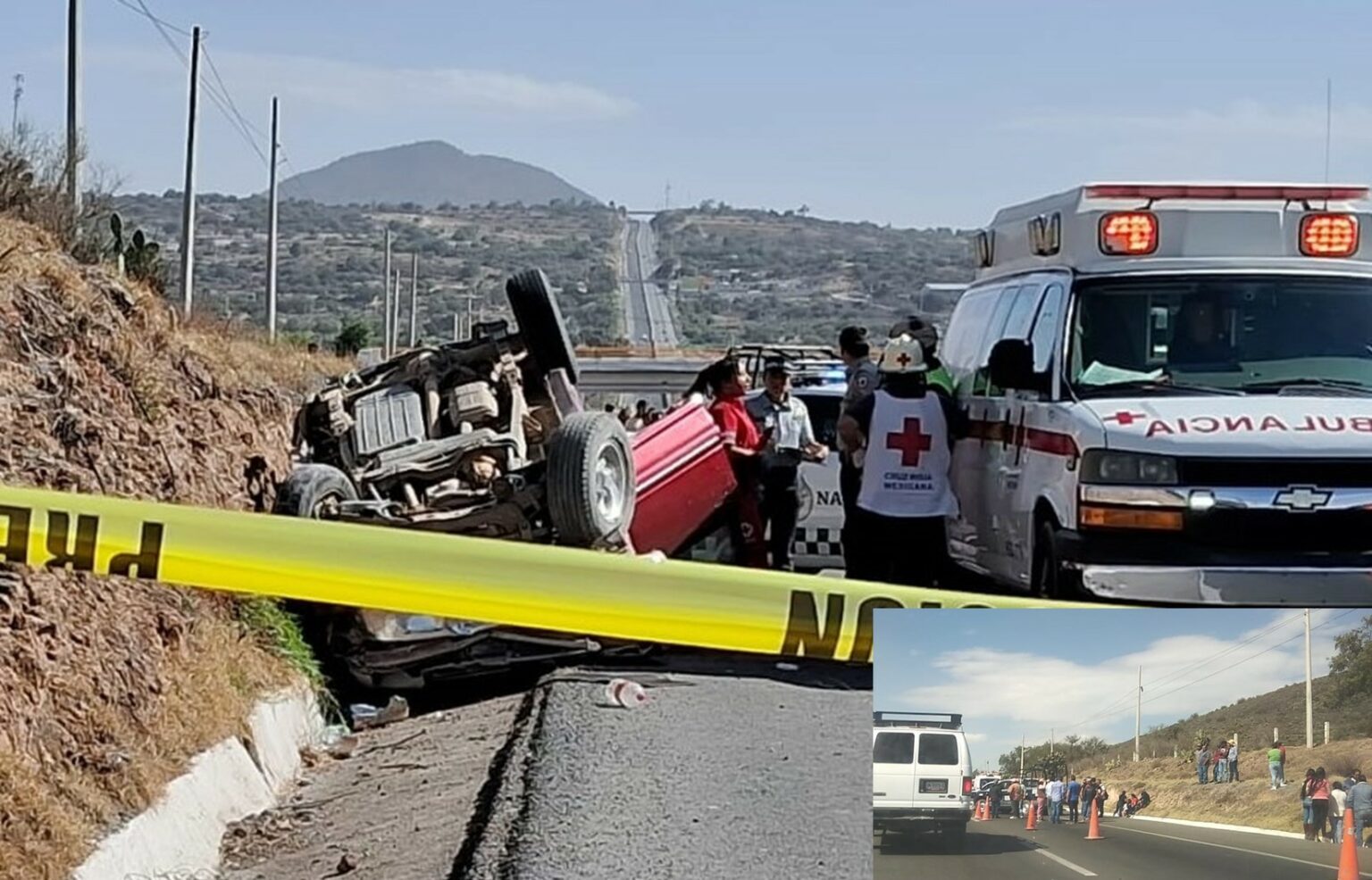 Matrimonio muere en una fatal volcadura