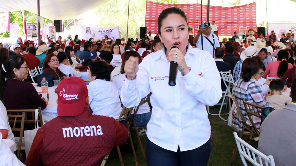 Simey Olvera es una candidata cercana al pueblo