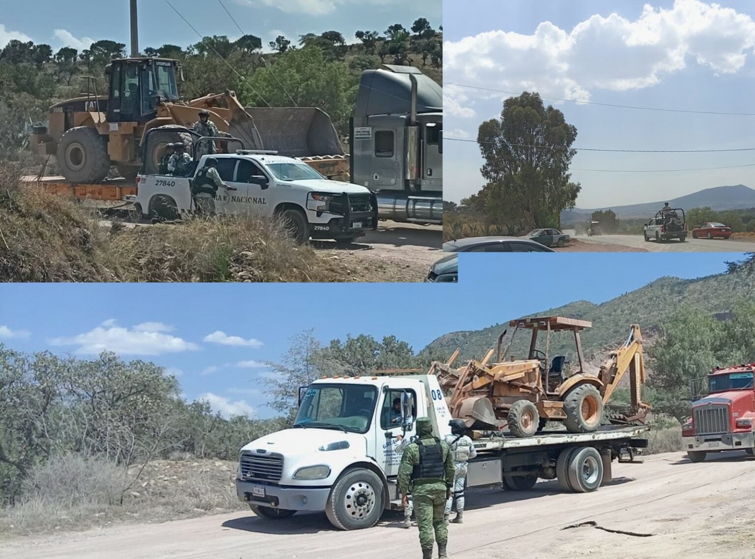 Operativo de embargo en minas de Tepeapulco