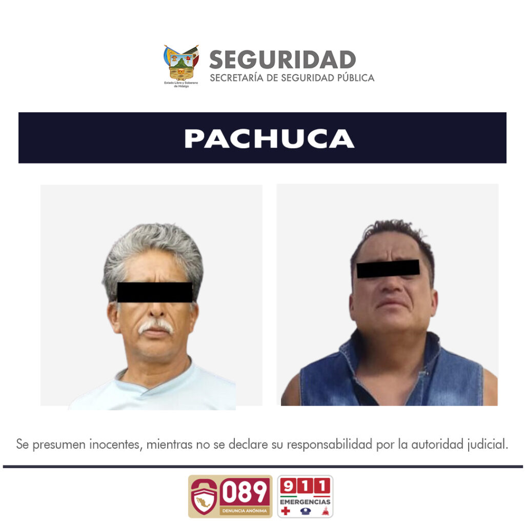 Policía Violeta asegura a dos personas por violencia de género