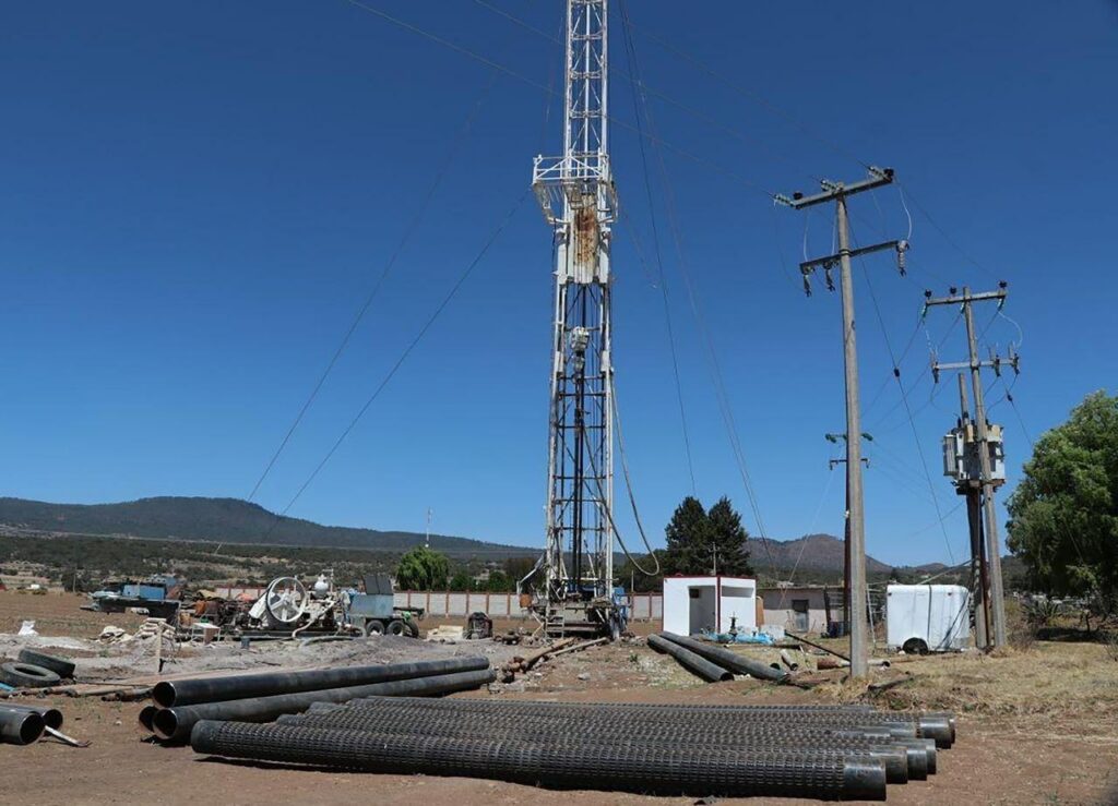 Continúan suspendidos los trabajos de perforación de pozos en Tepeapulco