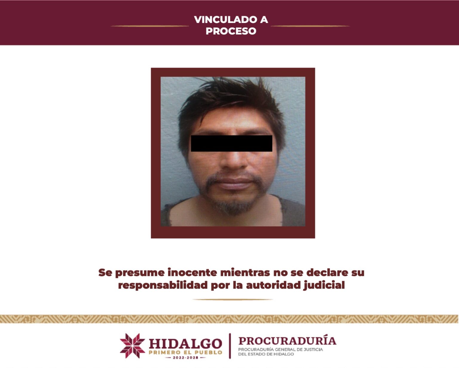 Tras las rejas probable responsable de homicidio doloso