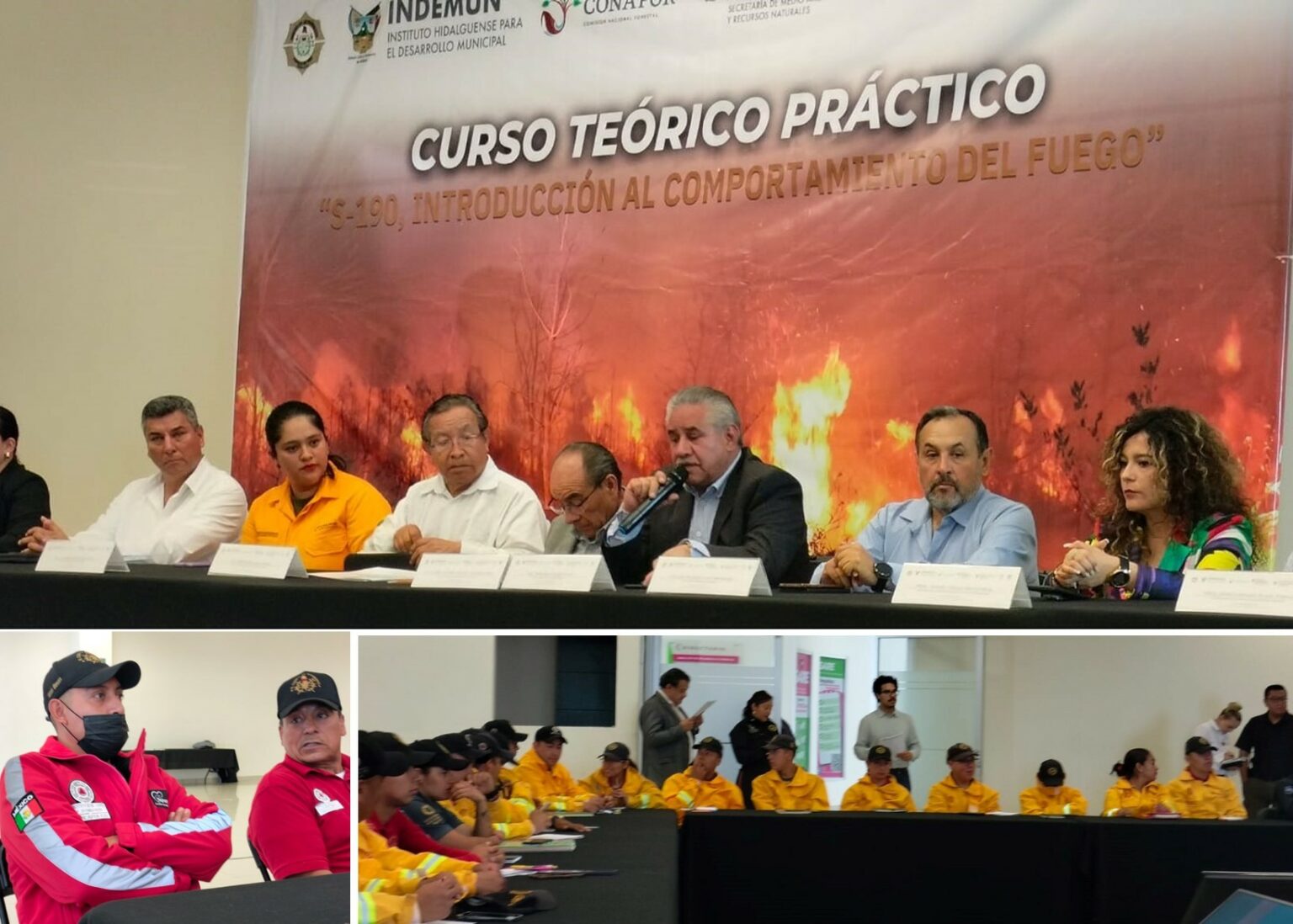 Capacitación sobre el comportamiento del fuego
