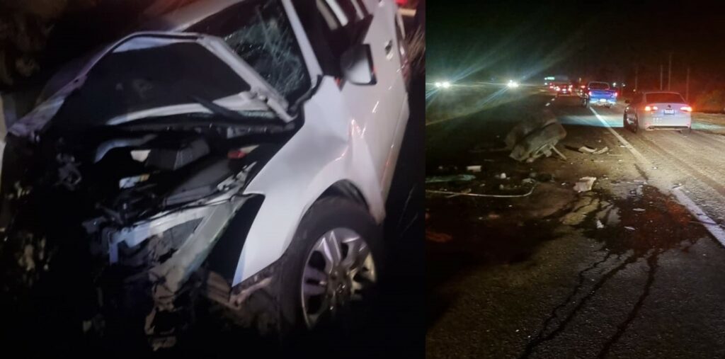 Chófer de tráiler originó aparatoso accidente