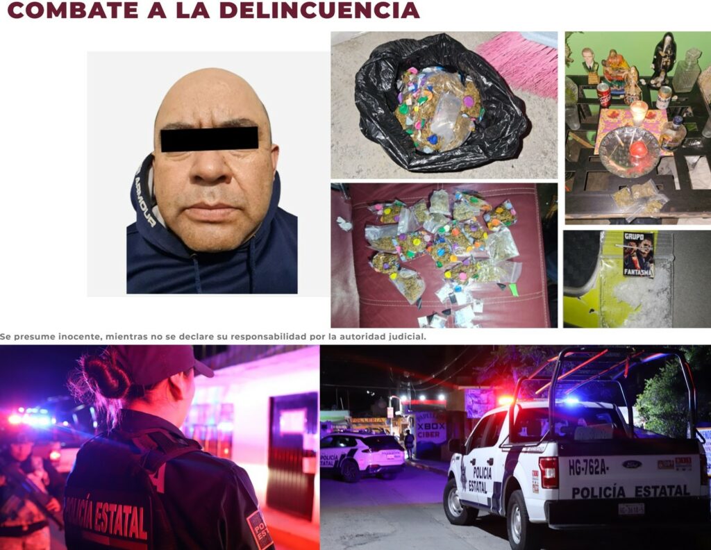 Desarticulan punto de narcomenudeo en Ixmiquilpan