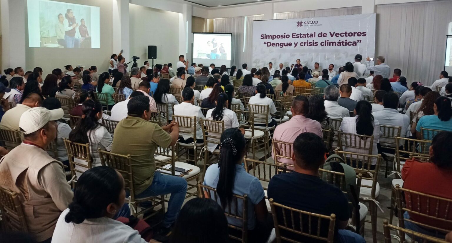 Realizan Simposio Estatal de Vectores: “Dengue y Crisis Climática”