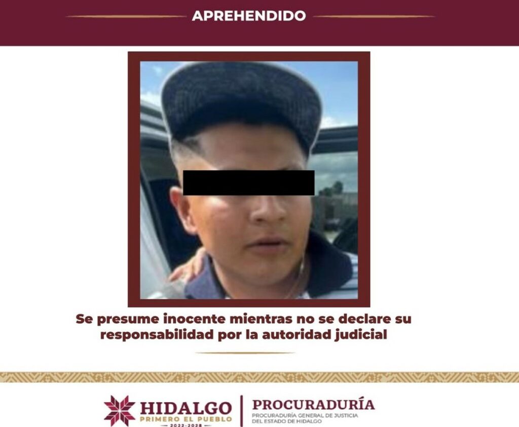 PGJEH aprehende a persona investigada por homicidio doloso