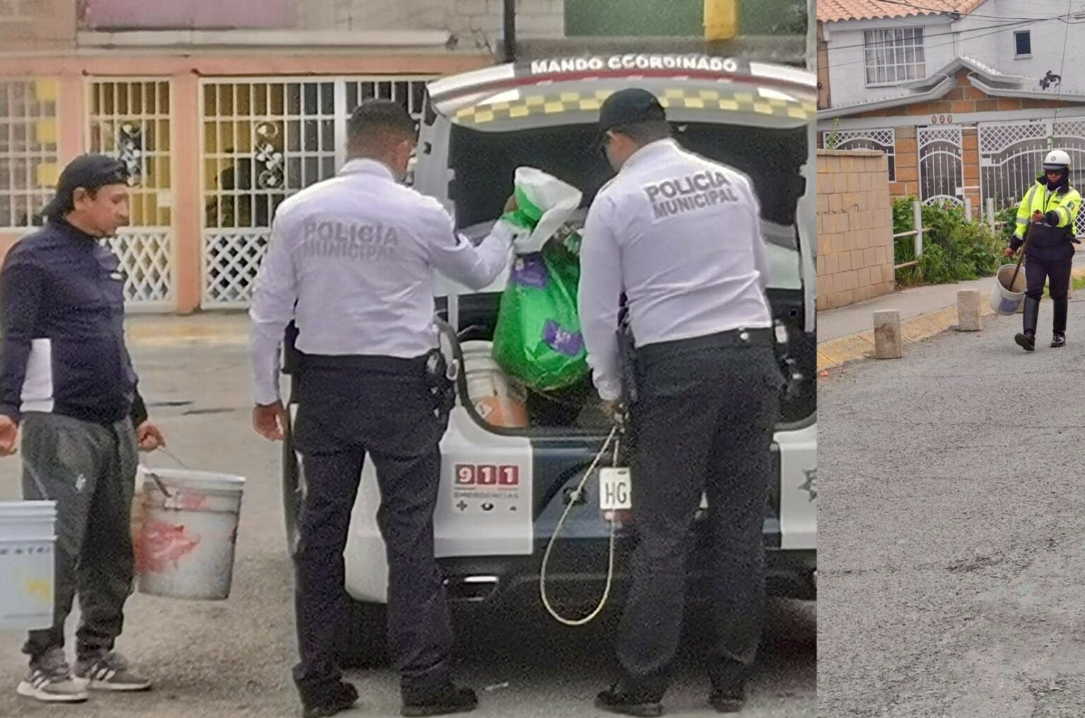Franeleros retirados de la feria San Pancho