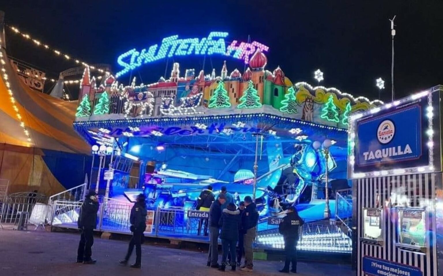 Accidente en juego mecánico de la Feria de San Pancho