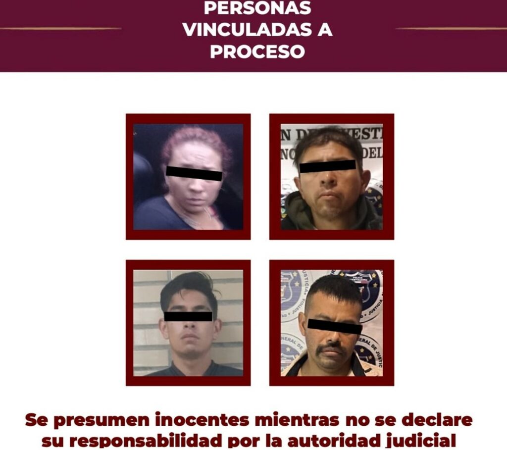 Vinculan a proceso a cuatro involucrados en feminicidio