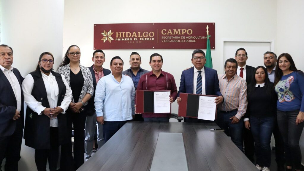 Saderh y Bachillerato del Estado de Hidalgo firman convenio