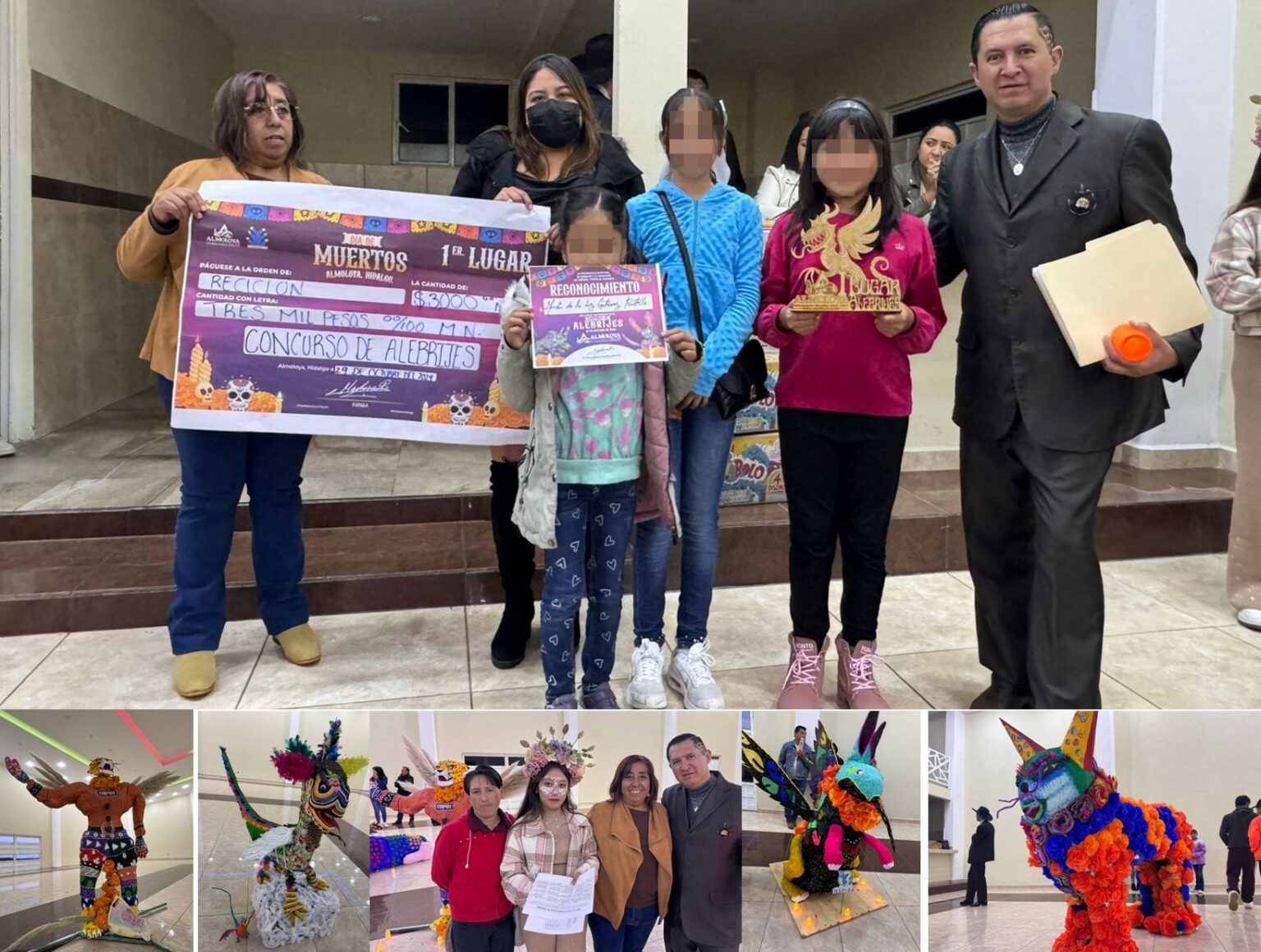 Ganadores del concurso de Alebrijes y Calaveritas Literarias