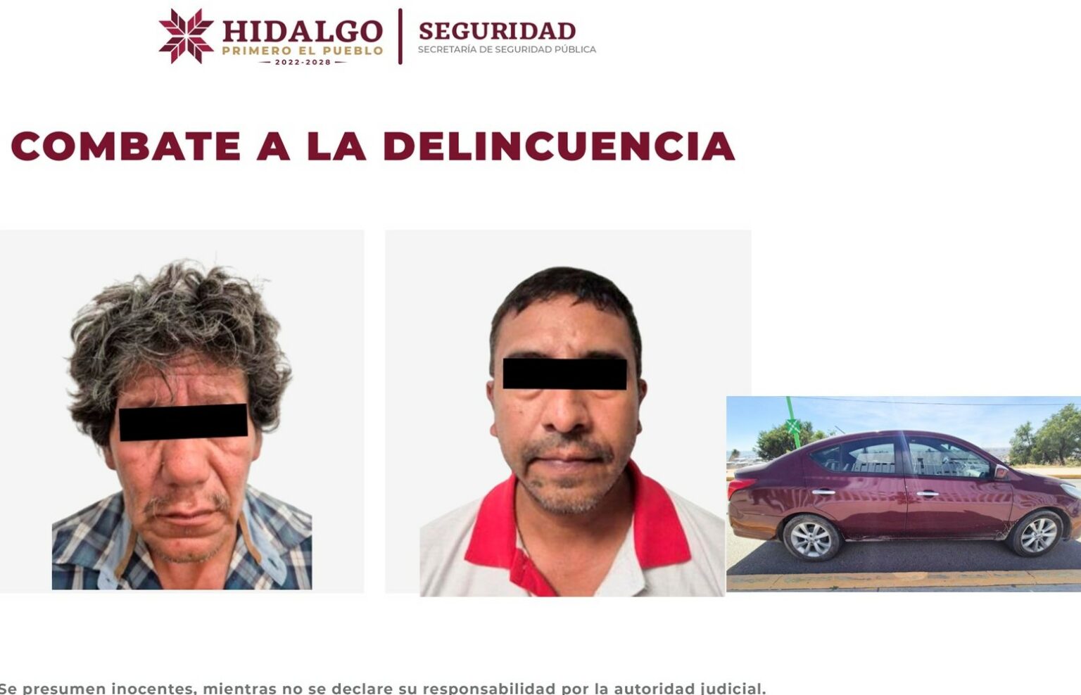 Detienen a presuntos involucrados en homicidio de Tizayuca