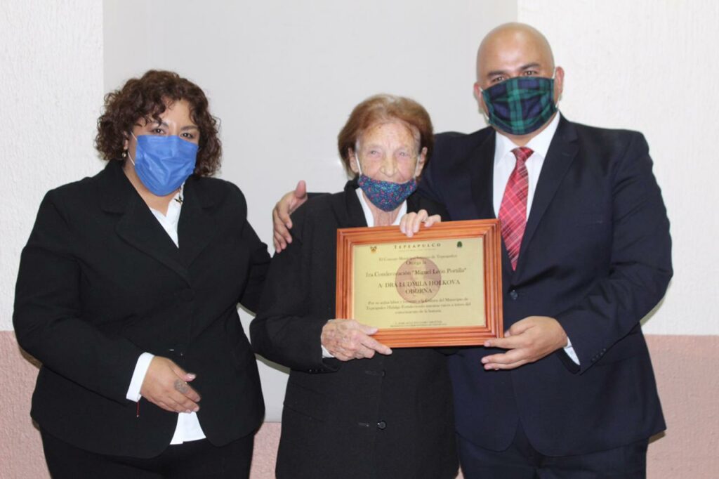 Tristeza por la muerte de Ludmila Holkova Oborna