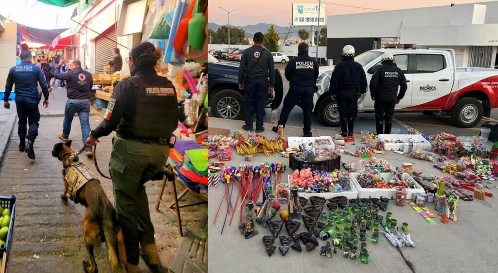 Autoridades decomisan cohetes en la capital