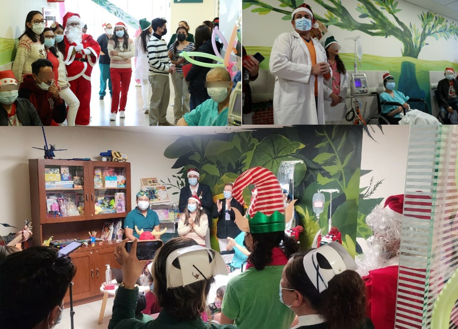 IMSS celebra inicio de fiestas decembrinas con pacientes de OncoCREAN