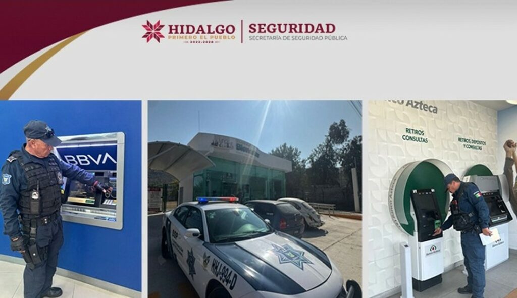 Recorridos de seguridad en sucursales bancarias y cajeros automáticos
