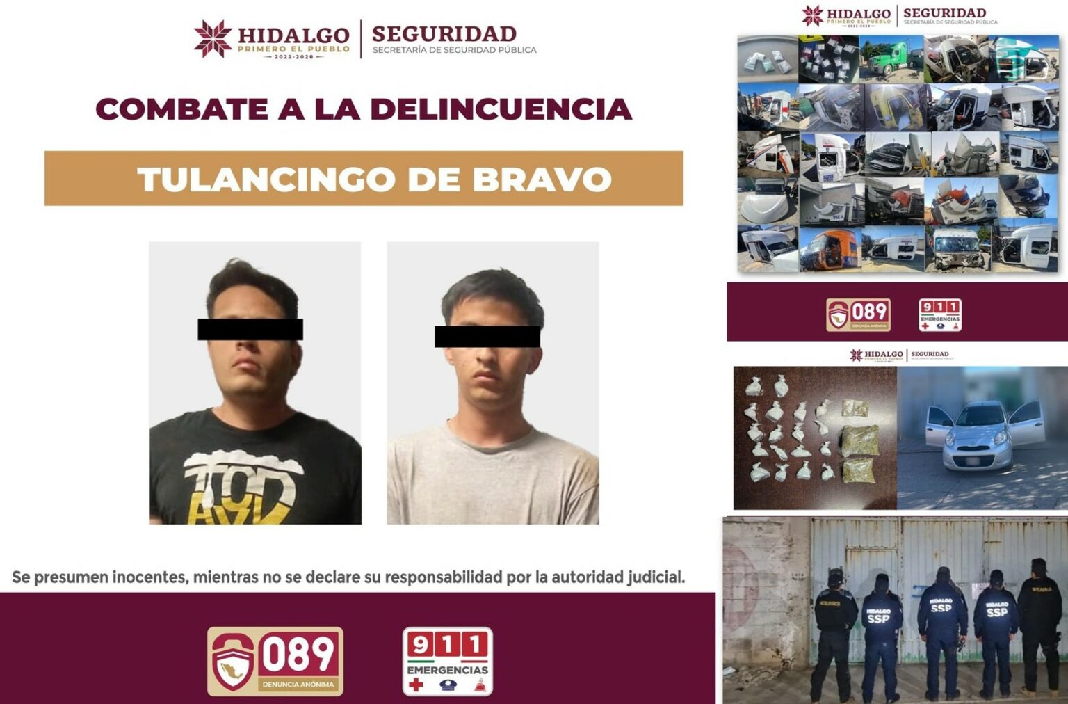 Desarmaban tractocamiones con reporte de robo