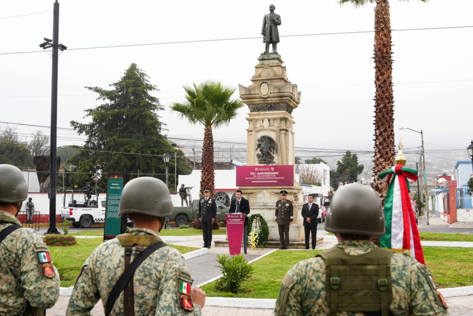 Conmemoran el 112° Aniversario Luctuoso de Francisco I. Madero