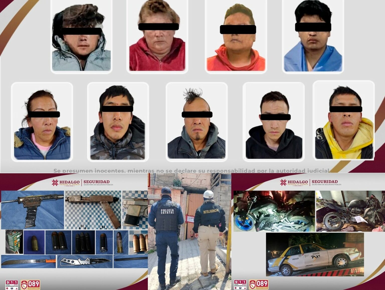 Capturan a presuntos homicidas de conductor de taxi