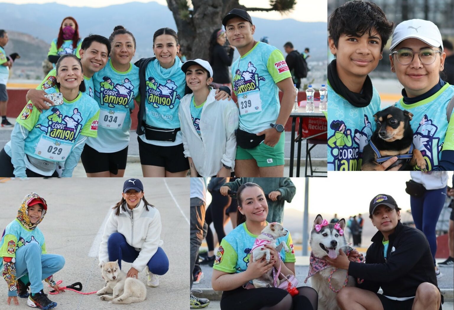 Más de mil asistentes y 400 perritos participaron en la carrera “Corre con tu Amigo”