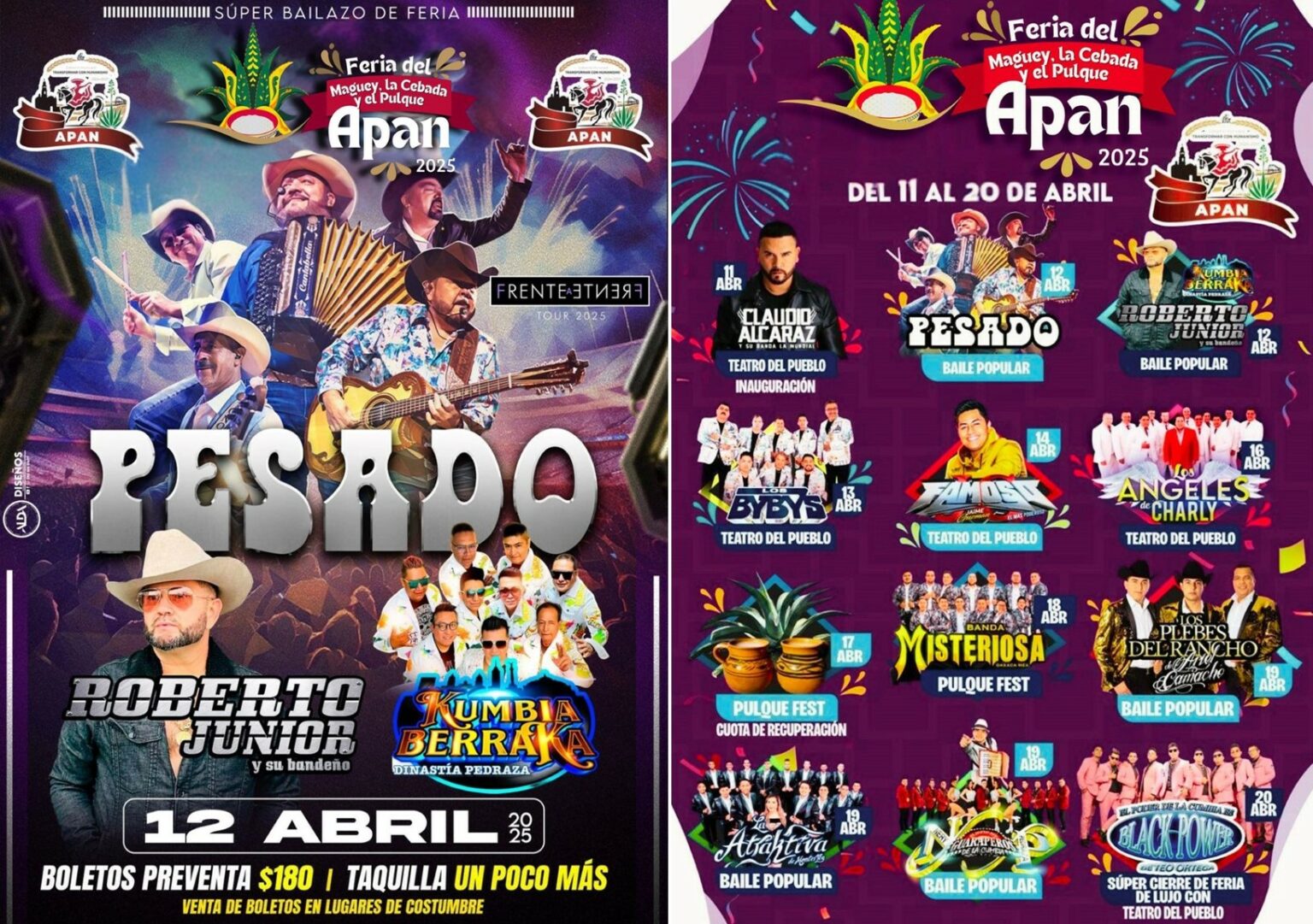 La Feria del Maguey, la Cebada y el Pulque es en Apan