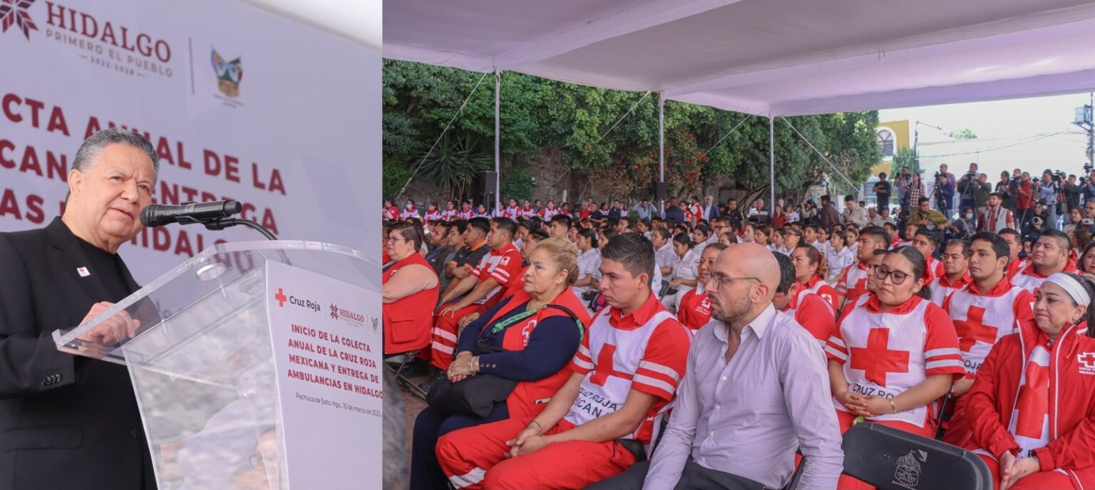 Julio Menchaca da inicio a la colecta anual de la Cruz Roja
