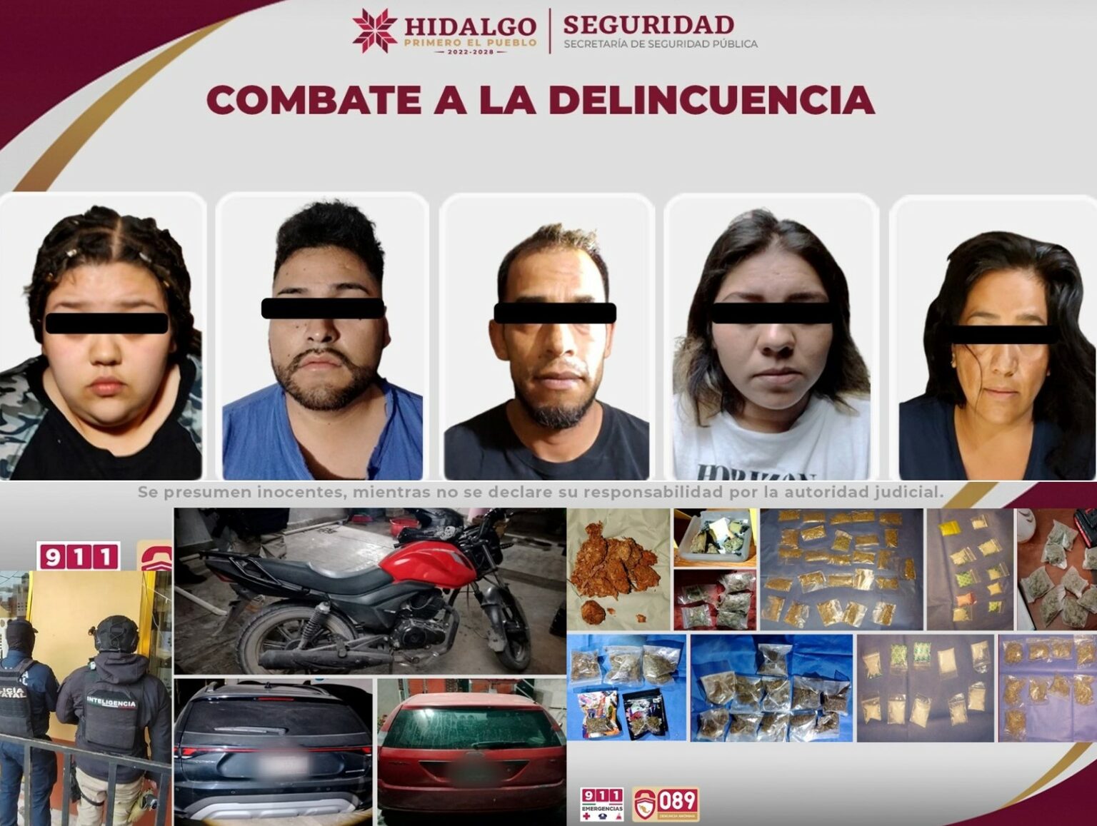 Desmantelan puntos de narcomenudeo