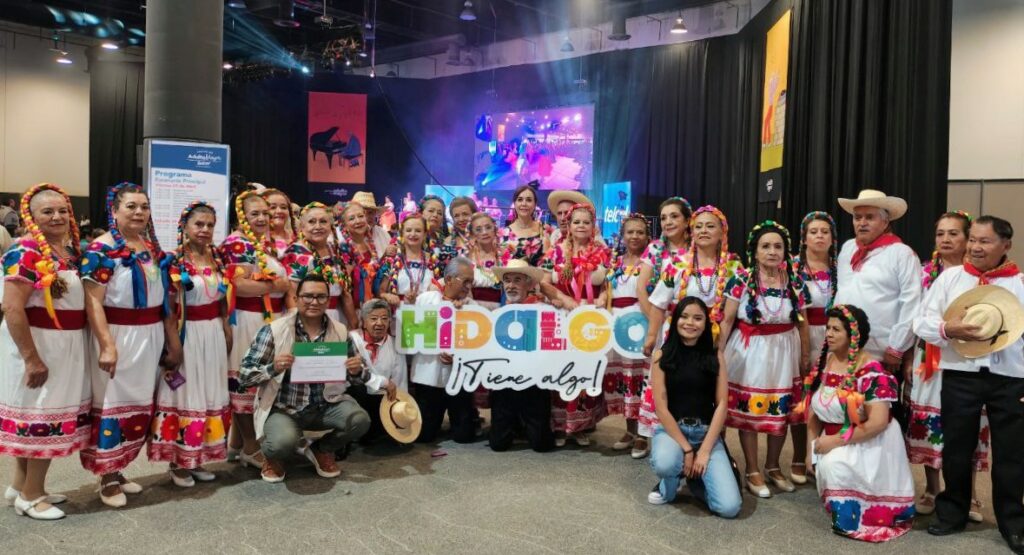 Personas adultas mayores representaron a Hidalgo en Festival de la CDMX
