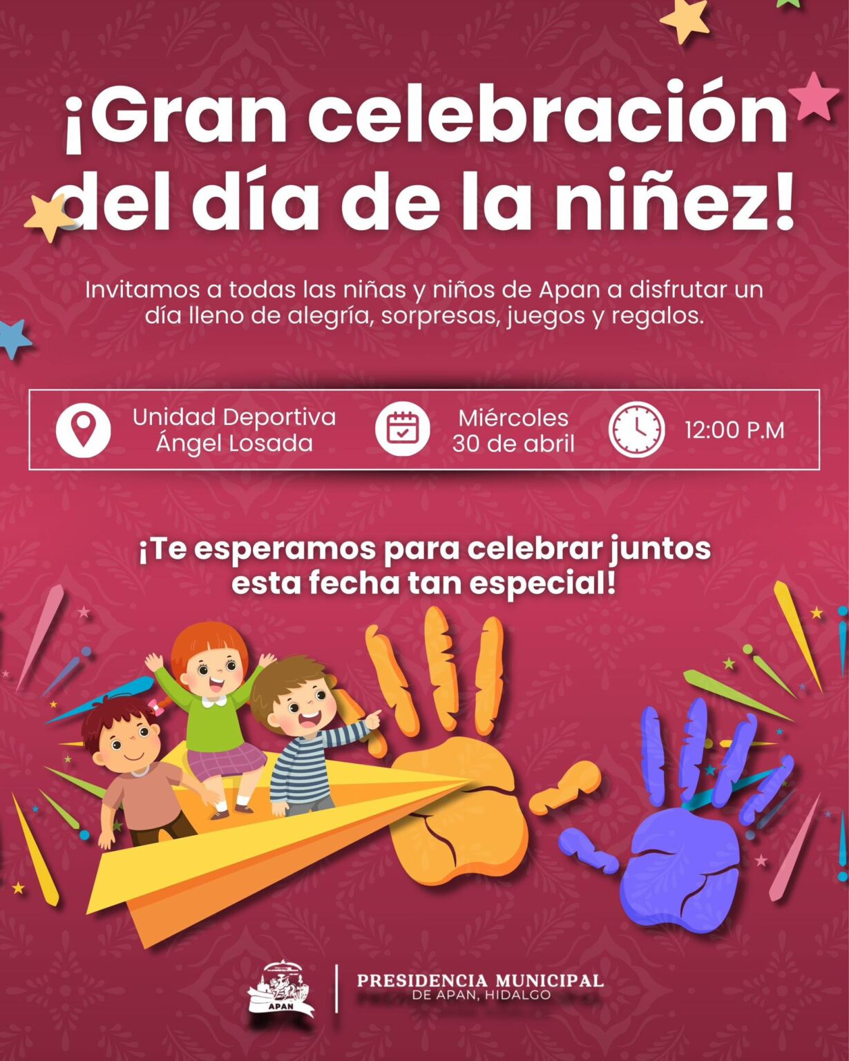 ¡Un Día Mágico para Nuestras Niñas y Niños de Apan!