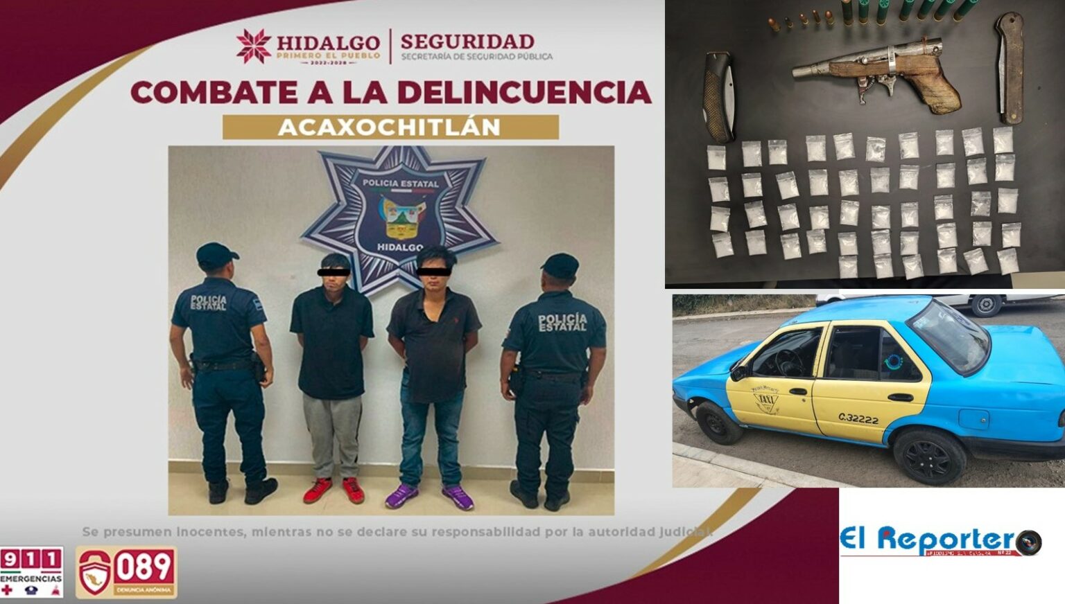 Capturan a ladrones de vehículos provenientes de Puebla