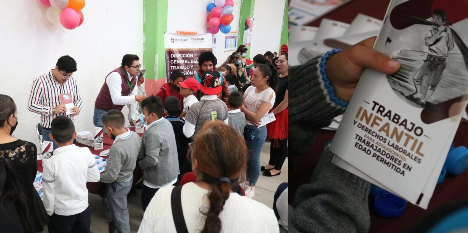 Gobierno de Hidalgo concientiza sobre el trabajo infantil