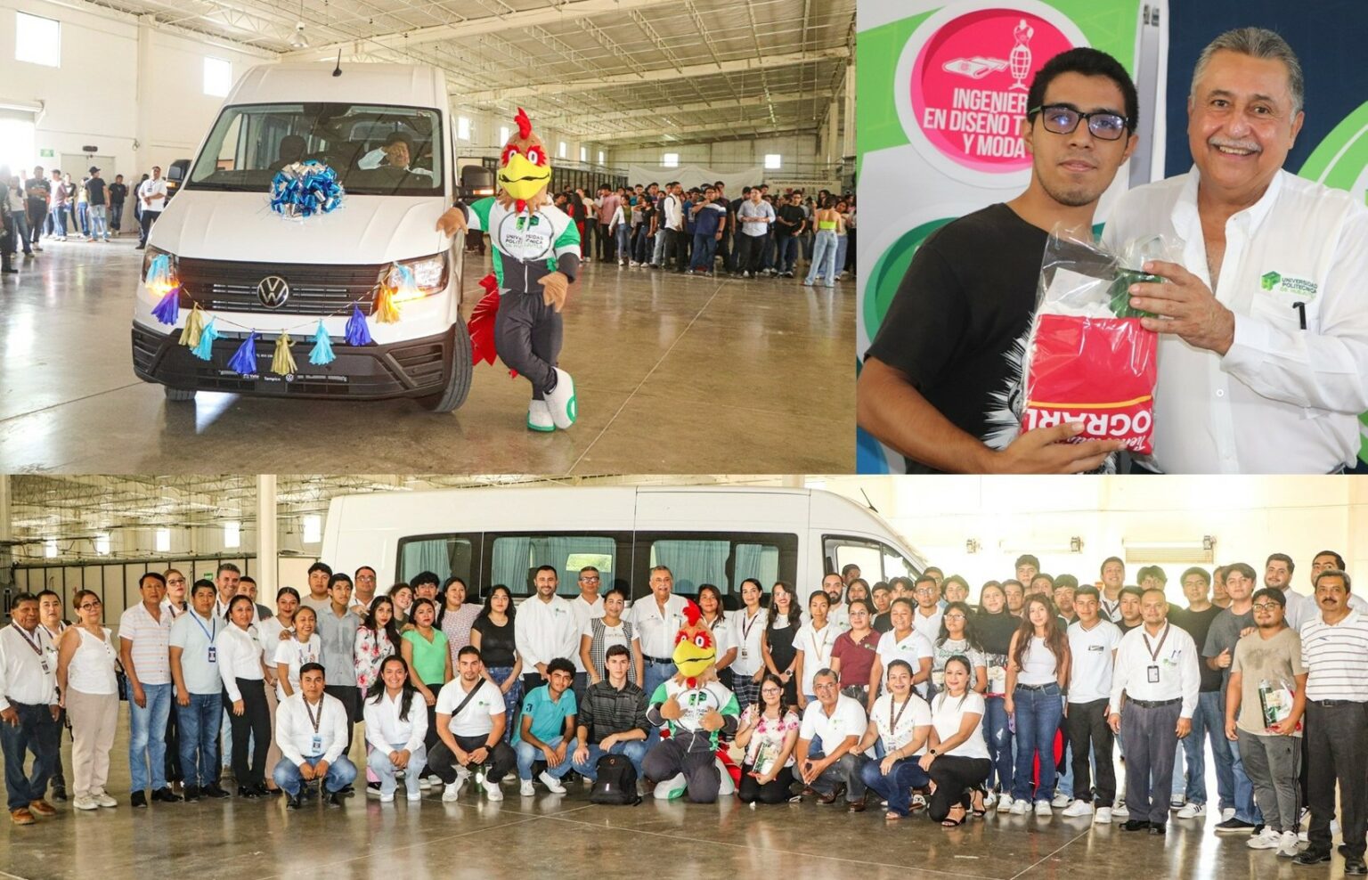 Estudiantes de la UPH reciben reconocimientos y apoyos para prácticas académicas