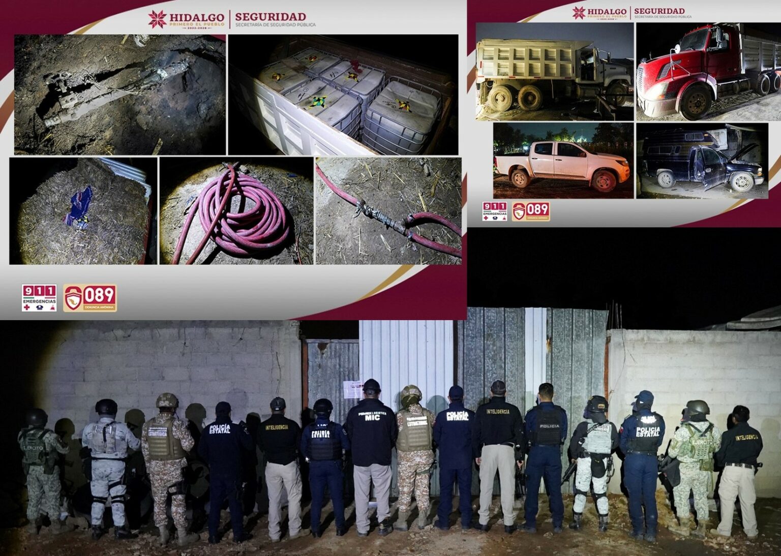 SSPH desactiva toma clandestina localizada en Tlaxcoapan