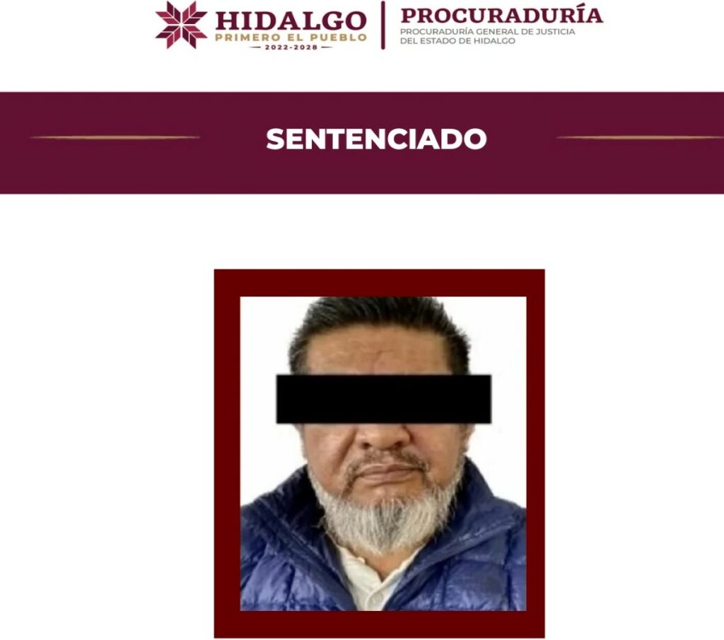 Doce años de prisión para exoficial mayor del Gobierno de Hidalgo