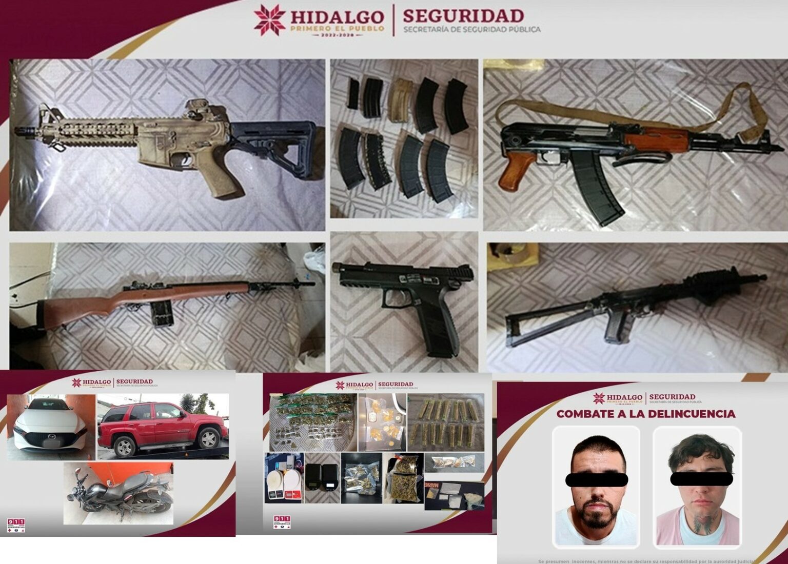 SSPH realiza operativos simultáneos en la capital hidalguense