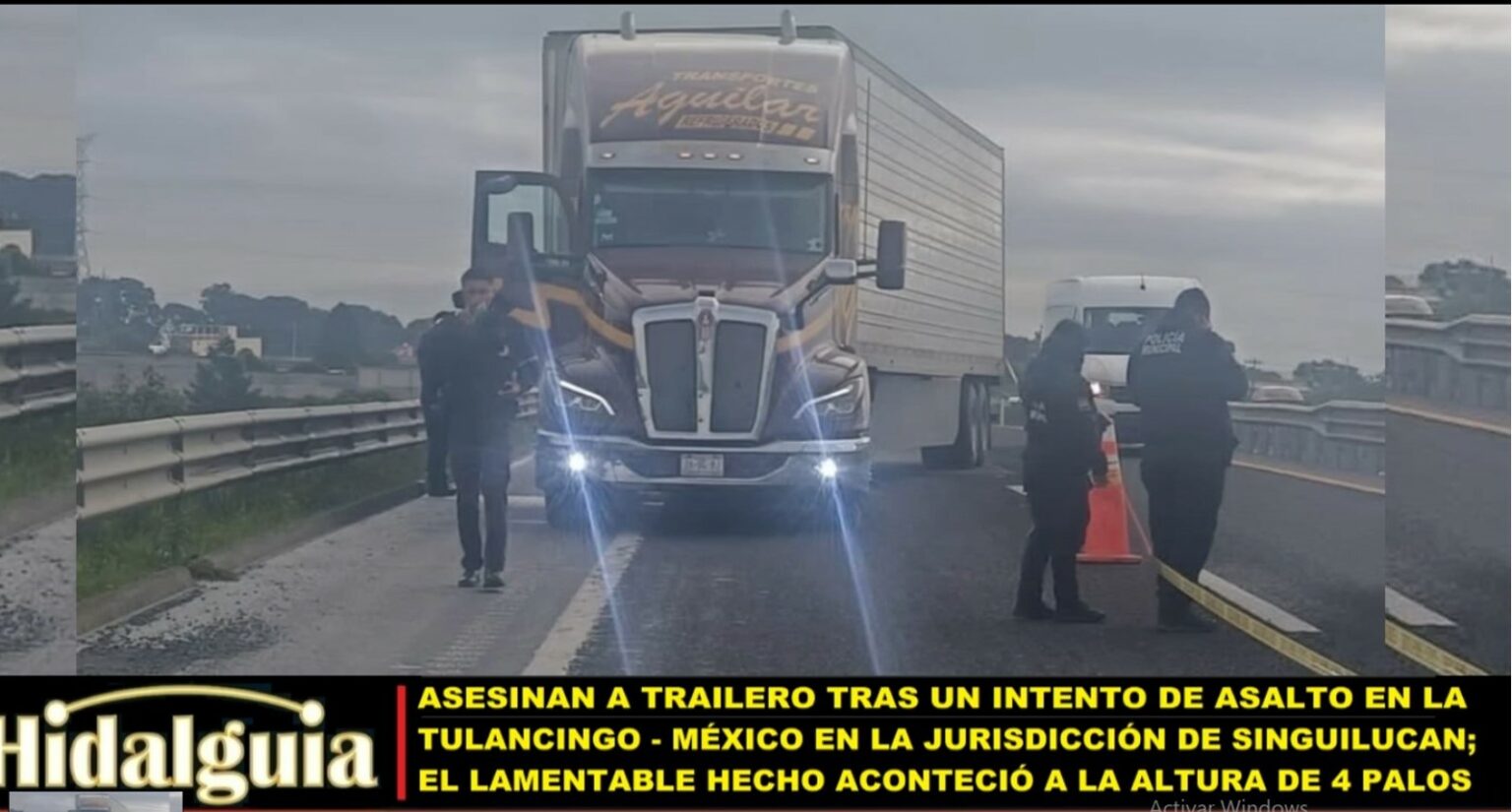 Mañosos privaron de la vida a operador de tráiler