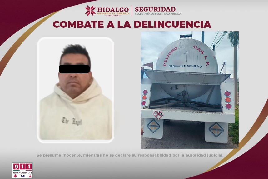 SSPH asegura pipa con 15 mil litros de combustible