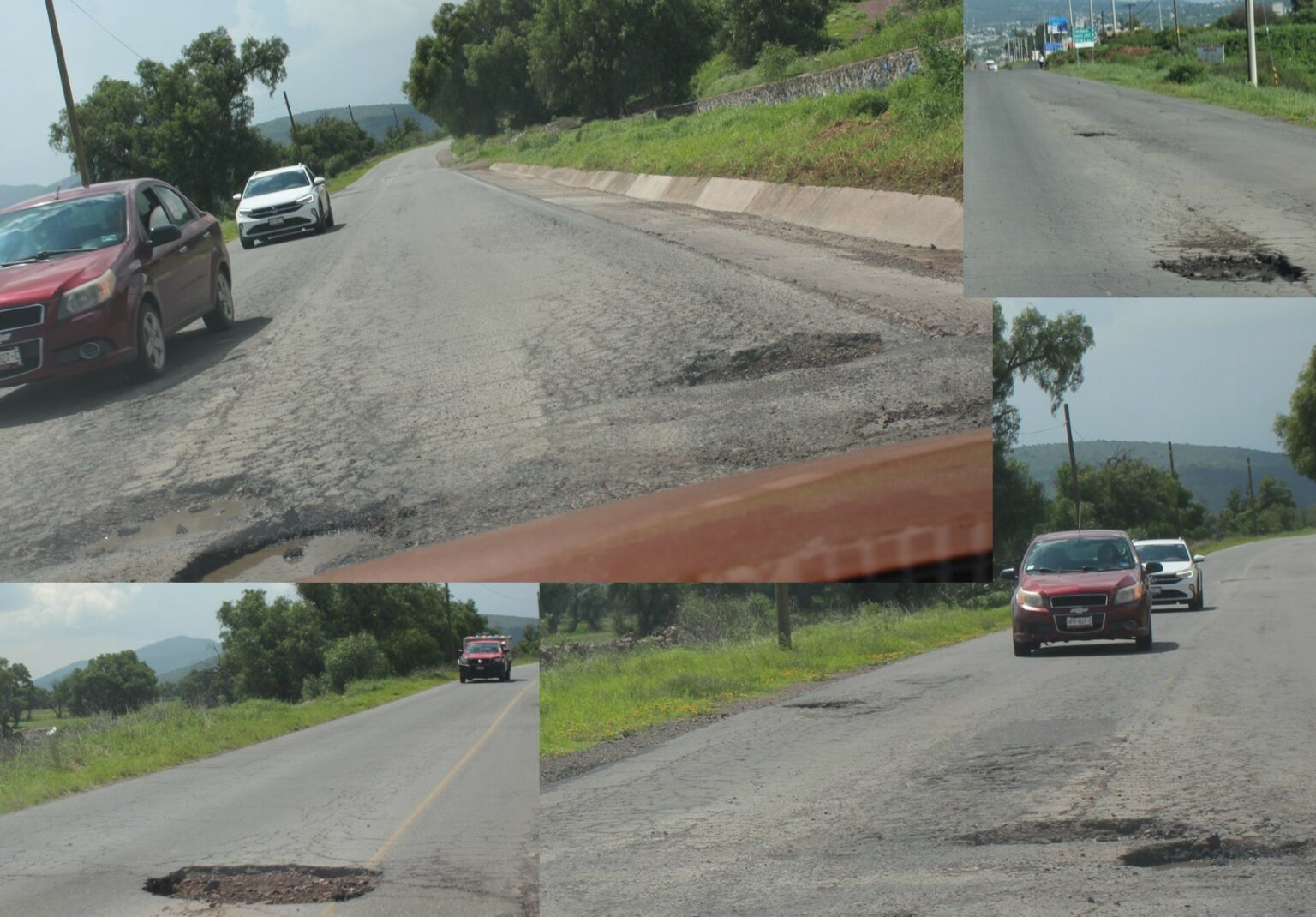 Dañadas las carreteras del Altiplano